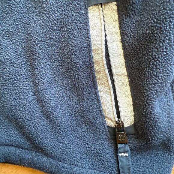 Timberland Boys Navy Blue Full Zip Mockneck Fleece Jacket Size 6 School Outdoor - Picture 9 of 12